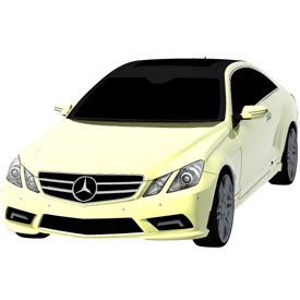 Mercedes E-Class Coupe 3D Object | FREE Artlantis Objects Download